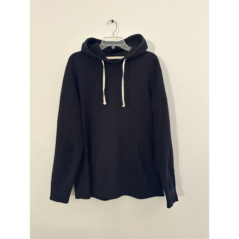 Reigning Champ 100% Cotton Heavyweight Hoodie Sweater Black Minimal Men's Large